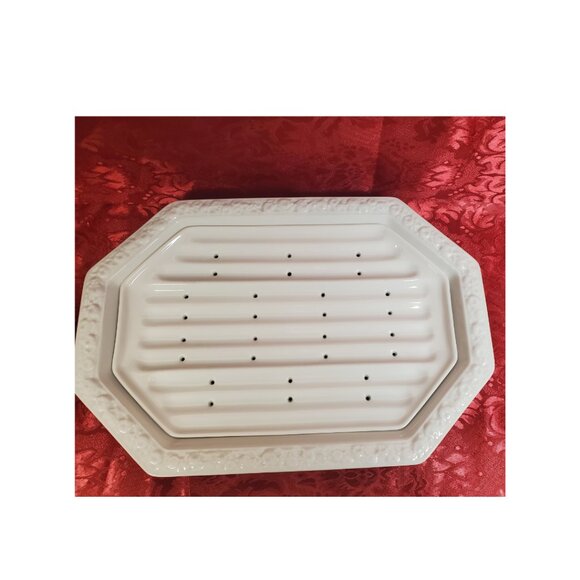 Rosenthal MARIA  interchangeable serving platter with drip tray - Picture 4 of 8